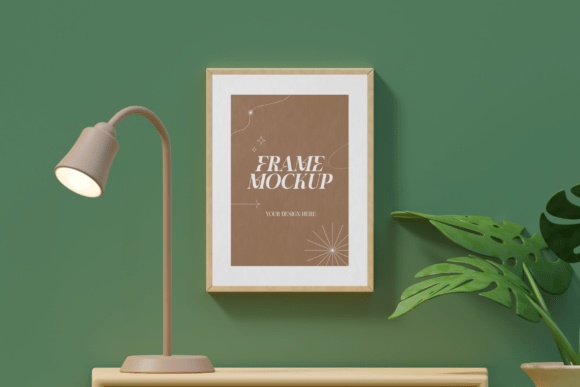 Elevate Your Art with a Cozy Frame Scene Mockup