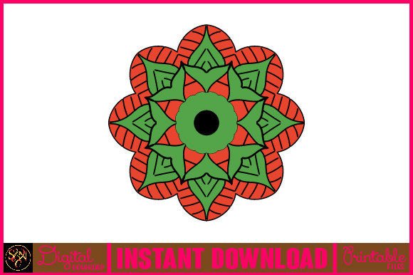Mandala 3D Layered SVG Cut File-118: A Design Asset for Vibrant Projects