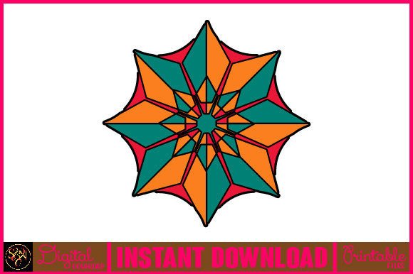 Mandala 3D Layered SVG Cut File 22: A Vibrant Design Asset