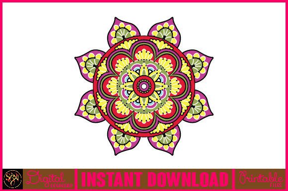 Mandala 3D Layered SVG Cut File-48: A Versatile Design Asset