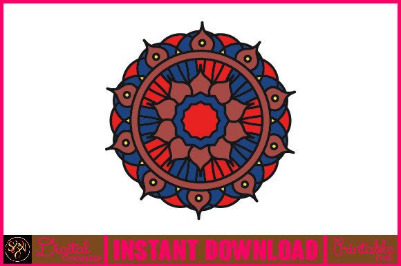 Mandala 3D Layered SVG Cut File-55