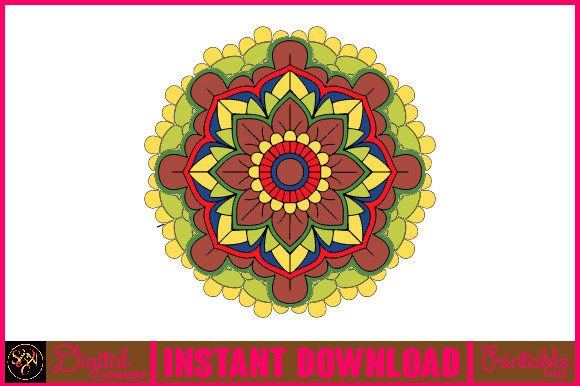 Mandala 3D Layered SVG Cut File-91
